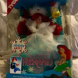 THE LITTLE MERMAID 🧜🏻‍♀️ 🌊 Tyco Holiday Ariel Doll